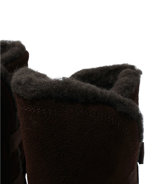 NANO universe(ナノユニバース)の「ウールインソールバックリボン カウレザーブーツ(ブーツ・レディース・キャメル/ブラウン/ブラック・37/38/39)」の9枚目の写真