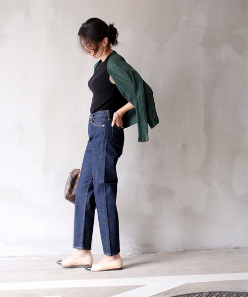 fireservice(ファイヤーサービス)の「【Fire Service x 高橋志津奈】ファイヤーサービス ガールフレンドデニムパンツ(デニムパンツ・レディース・ブルー・24/23/25/26)」の14枚目の写真