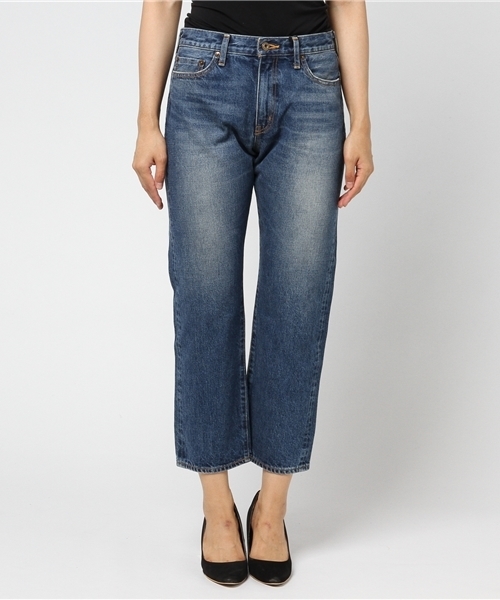 fireservice(ファイヤーサービス)の「【Fire Service x 高橋志津奈】ファイヤーサービス ガールフレンドデニムパンツ(デニムパンツ・レディース・ブルー・24/23/25/26)」の2枚目の写真