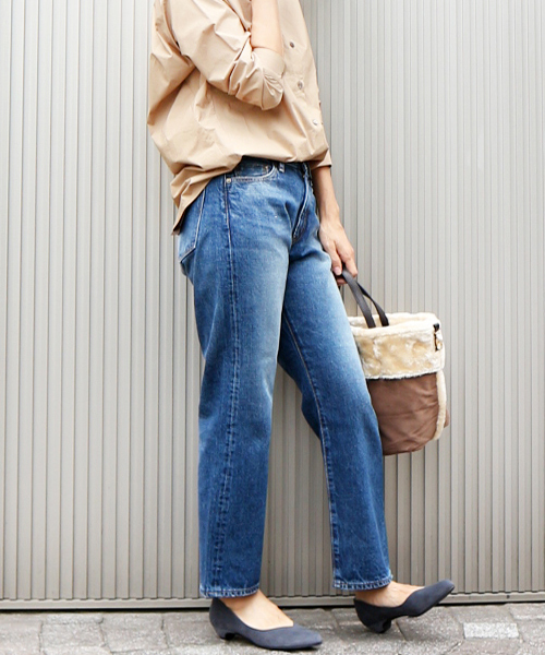 fireservice(ファイヤーサービス)の「【Fire Service x 高橋志津奈】ファイヤーサービス ガールフレンドデニムパンツ(デニムパンツ・レディース・ブルー・24/23/25/26)」の22枚目の写真