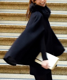 【Crea♡·*゜】 Rady 黒ファーコート ジッパー付き Rady ニット ファー コート