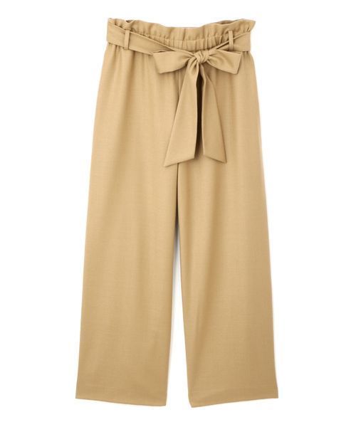 22 OCTOBRE（ヴァンドゥ－オクトーブル）の「◆サキソニーワイドパンツ（その他パンツ・レディース・ベージュ/ネイビー/ブルー・38/36）」の7枚目の写真