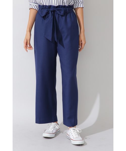 22 OCTOBRE（ヴァンドゥ－オクトーブル）の「◆サキソニーワイドパンツ（その他パンツ・レディース・ベージュ/ネイビー/ブルー・38/36）」の17枚目の写真