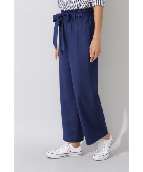 22 OCTOBRE（ヴァンドゥ－オクトーブル）の「◆サキソニーワイドパンツ（その他パンツ・レディース・ベージュ/ネイビー/ブルー・38/36）」の19枚目の写真