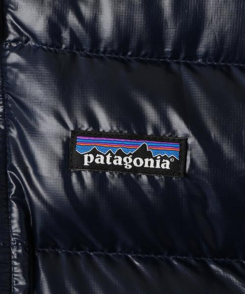 patagonia（パタゴニア）の「【patagonia(パタゴニア)】Down Sweater Hoody（ダウンジャケット/コート・キッズ・ライラック/オリーブ/ネイビー・4T/3T/5T）」の9枚目の写真