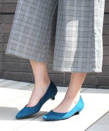 走れるパンプス/美脚ポインテッドトゥ3㎝ヒールパンプス