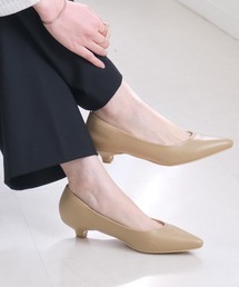 走れるパンプス/美脚ポインテッドトゥ3㎝ヒールパンプス