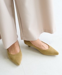 走れるパンプス/美脚ポインテッドトゥ3㎝ヒールパンプス