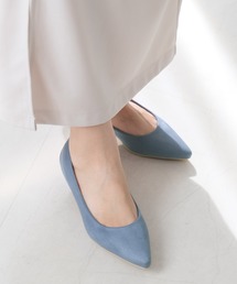 走れるパンプス/美脚ポインテッドトゥ3㎝ヒールパンプス