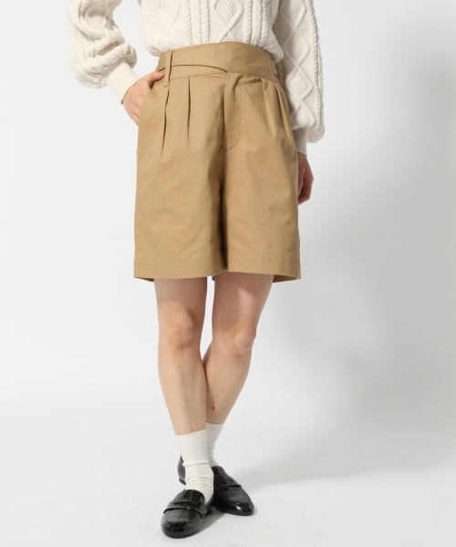 LOWRYS FARM（ローリーズファーム）の「ＧＵＲＵＫＡＳＨＯＲＴＰＡＮＴＳ　777537 （その他パンツ・レディース・ブラック/ベージュ/カーキ・MEDIUM/LARGE）」の3枚目の写真