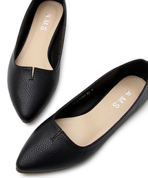 A.M.S. | ポインテッドトゥフラットパンプス / フラットシューズ(パンプス)