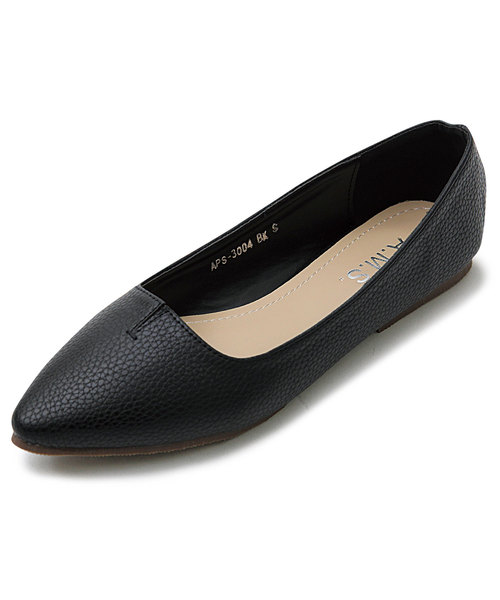 A.M.S.（エーエムエス）の「【A.M.S./エーエムエス】 ポインテッドトゥ フラットパンプス  / フラットシューズ（パンプス・レディース・ブラック/ベージュ/シルバー/ブラック系その他/シルバー系その他・SS/S/M/L/XL）」の10枚目の写真