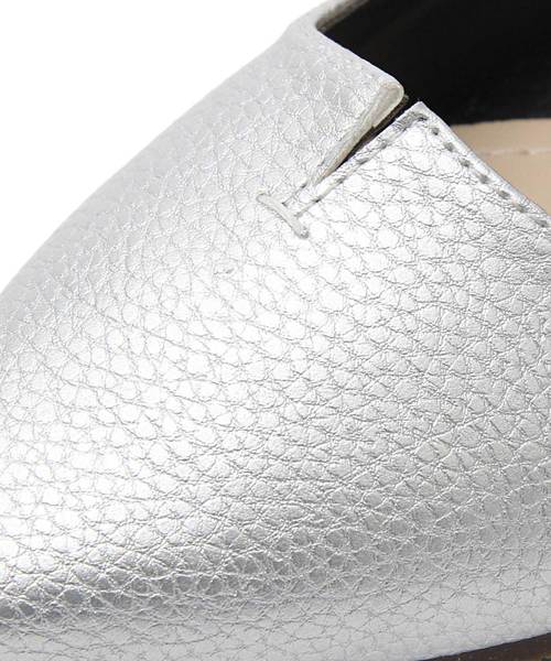 A.M.S.（エーエムエス）の「【A.M.S./エーエムエス】 ポインテッドトゥ フラットパンプス  / フラットシューズ（パンプス・レディース・ブラック/ベージュ/シルバー/ブラック系その他/シルバー系その他・SS/S/M/L/XL）」の17枚目の写真