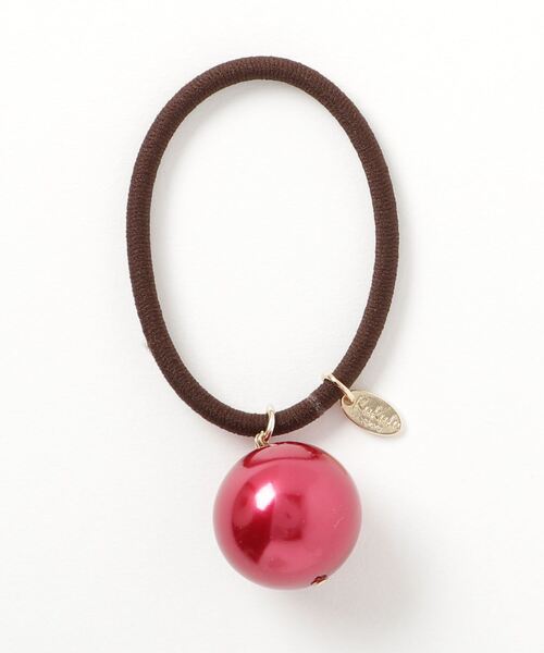 tone（トーン）の「【KuKuLu TOKYO】パールポニー（ヘアゴム・レディース・グレー/ブラウン/ホワイト/レッド/ダークブラウン/ブラック/グリーン/ゴールド/パープル/ピンク/ブルー・FREE）」の10枚目の写真