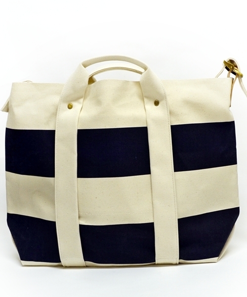 SHIPS（シップス）の「AMIACALVA for SHIPS: ボーダー キャンバス/トートバッグ■（トートバッグ・メンズ・ブルー系その他/レッド系その他/イエロー系その他・ONE SIZE）」の14枚目の写真