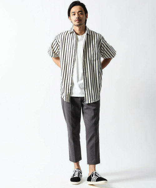リラックスストライプシャツ リラックスストライプシャツ