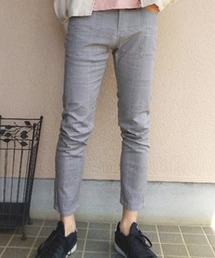 ８(eight) | カラー ストレッチスキニーパンツ アンクル丈(チノパンツ)