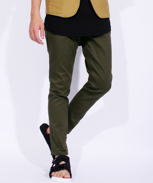 8(eight)(エイト)の「ストレッチアンクル丈スキニーパンツ(チノパンツ・メンズ・ホワイト/ブラック/グレー/チャコールグレー/グレー系その他/グレー系その他2/ワイン/ベージュ/カーキ/ネイビー・MEDIUM/LARGE/X-LARGE)」の8枚目の写真