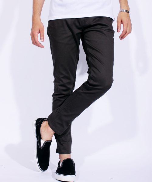 8(eight)(エイト)の「ストレッチアンクル丈スキニーパンツ(チノパンツ・メンズ・ホワイト/ブラック/グレー/チャコールグレー/グレー系その他/グレー系その他2/ワイン/ベージュ/カーキ/ネイビー・MEDIUM/LARGE/X-LARGE)」の4枚目の写真