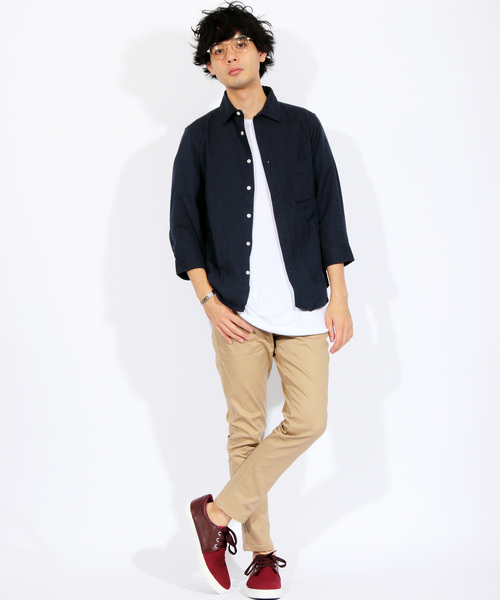 8(eight)(エイト)の「ストレッチアンクル丈スキニーパンツ(チノパンツ・メンズ・ホワイト/ブラック/グレー/チャコールグレー/グレー系その他/グレー系その他2/ワイン/ベージュ/カーキ/ネイビー・MEDIUM/LARGE/X-LARGE)」の17枚目の写真