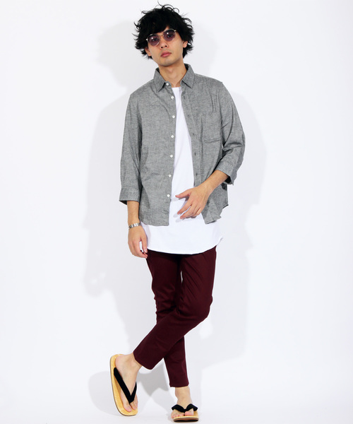 8(eight)(エイト)の「ストレッチアンクル丈スキニーパンツ(チノパンツ・メンズ・ホワイト/ブラック/グレー/チャコールグレー/グレー系その他/グレー系その他2/ワイン/ベージュ/カーキ/ネイビー・MEDIUM/LARGE/X-LARGE)」の20枚目の写真