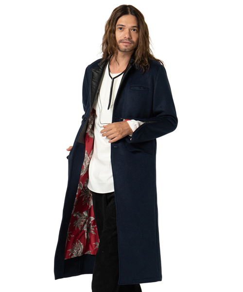 glamb（グラム）の「【glamb】フロリアロングチェスターコート/Floria long chester coat（チェスターコート・メンズ・ブラック/ネイビー・0/1/2/3/4）」の8枚目の写真