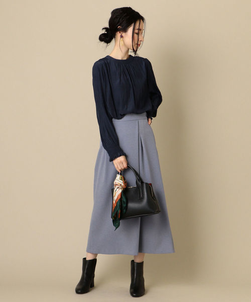 SHIPS（シップス）の「ラップワイドパンツlight blue（その他パンツ・レディース・ライトブルー・38/36）」の3枚目の写真