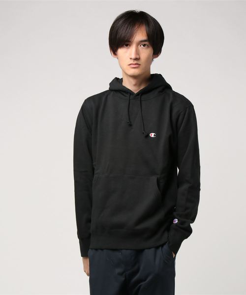 Champion（チャンピオン）の「【Champion/チャンピオン】スウェットパーカー（パーカー・メンズ・ブラック/ネイビー/グレー/オフホワイト・MEDIUM/LARGE/X-LARGE）」の9枚目の写真