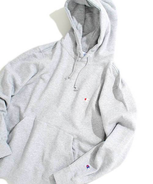 Champion（チャンピオン）の「【Champion/チャンピオン】スウェットパーカー（パーカー・メンズ・ブラック/ネイビー/グレー/オフホワイト・MEDIUM/LARGE/X-LARGE）」の12枚目の写真