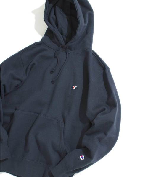 Champion（チャンピオン）の「【Champion/チャンピオン】スウェットパーカー（パーカー・メンズ・ブラック/ネイビー/グレー/オフホワイト・MEDIUM/LARGE/X-LARGE）」の11枚目の写真