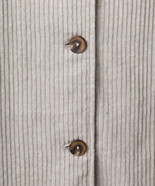 Doux archives（ドゥアルシーヴ）の「6Wコーデュロイフロントボタンスカート（スカート・レディース・グレー/ベージュ/オフホワイト・SMALL/MEDIUM）」の10枚目の写真