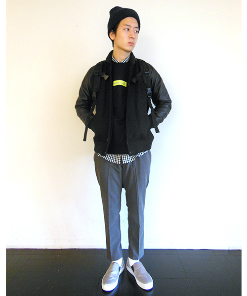 WHO'S WHO gallery(フーズフーギャラリー)の「モードスラックス(スラックス・メンズ・ブラック/ネイビー/グレー・LARGE/MEDIUM)」の17枚目の写真