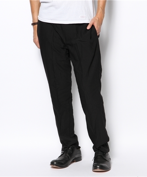WHO'S WHO gallery(フーズフーギャラリー)の「モードスラックス(スラックス・メンズ・ブラック/ネイビー/グレー・LARGE/MEDIUM)」の3枚目の写真
