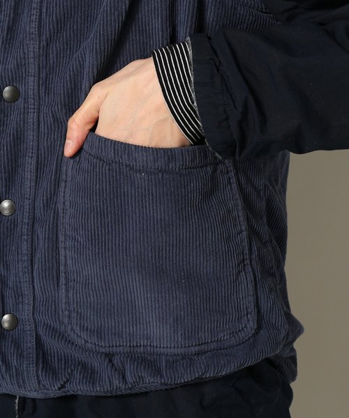 SAVE KHAKI UNITED（セーブカーキユナイテッド）の「SKU CORDUROY AND BERBER VEST #（ブルゾン・メンズ・オリーブ/ブラック系その他/ダークブルー・SMALL/MEDIUM/LARGE）」の10枚目の写真