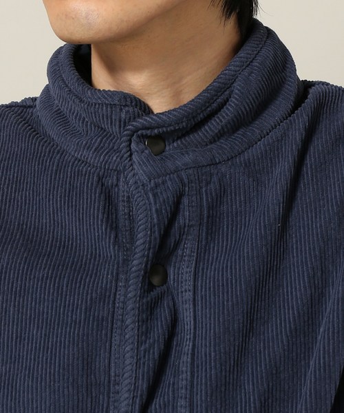 SAVE KHAKI UNITED（セーブカーキユナイテッド）の「SKU CORDUROY AND BERBER VEST #（ブルゾン・メンズ・オリーブ/ブラック系その他/ダークブルー・SMALL/MEDIUM/LARGE）」の12枚目の写真