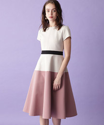 JILL STUART | ◆《Endy ROBE》カラーブロックドレス(ワンピース)