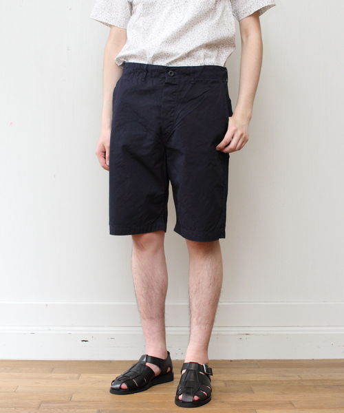 orSlow(オアスロウ)の「orSlow/オアスロウ 別注 フレンチワークショーツ(その他パンツ・メンズ・ベージュ/ネイビー/オリーブ・1/2/3)」の3枚目の写真