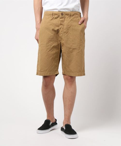 orSlow(オアスロウ)の「orSlow/オアスロウ 別注 フレンチワークショーツ(その他パンツ・メンズ・ベージュ/ネイビー/オリーブ・1/2/3)」の17枚目の写真