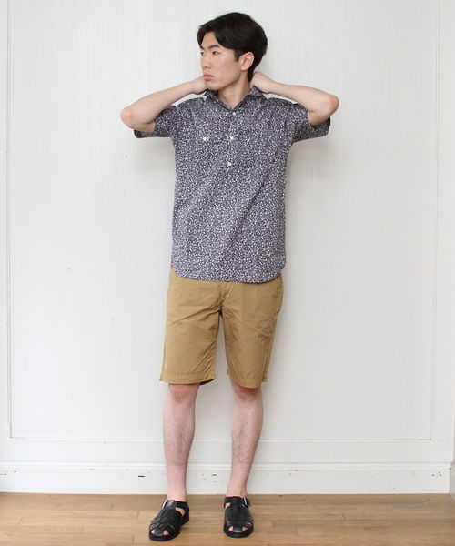 orSlow(オアスロウ)の「orSlow/オアスロウ 別注 フレンチワークショーツ(その他パンツ・メンズ・ベージュ/ネイビー/オリーブ・1/2/3)」の14枚目の写真