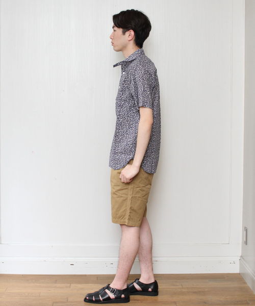 orSlow(オアスロウ)の「orSlow/オアスロウ 別注 フレンチワークショーツ(その他パンツ・メンズ・ベージュ/ネイビー/オリーブ・1/2/3)」の13枚目の写真
