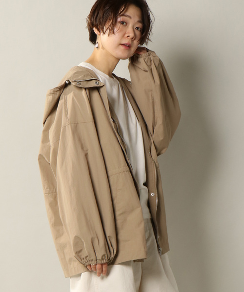 notch.（ノッチ）の「オーバーシルエットマウンテンパーカー（マウンテンパーカー・レディース・ベージュ/オリーブ/ネイビー/ライトベージュ・M）」の2枚目の写真