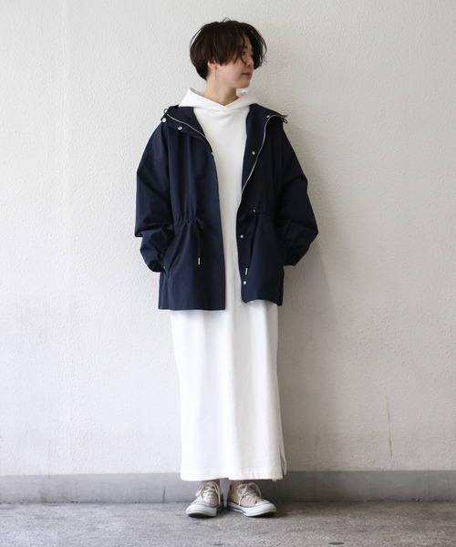 notch.（ノッチ）の「オーバーシルエットマウンテンパーカー（マウンテンパーカー・レディース・ベージュ/オリーブ/ネイビー/ライトベージュ・M）」の15枚目の写真