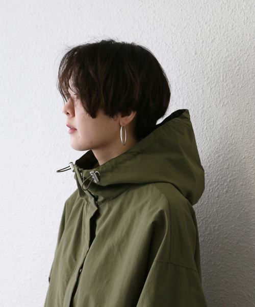 notch.（ノッチ）の「オーバーシルエットマウンテンパーカー（マウンテンパーカー・レディース・ベージュ/オリーブ/ネイビー/ライトベージュ・M）」の16枚目の写真