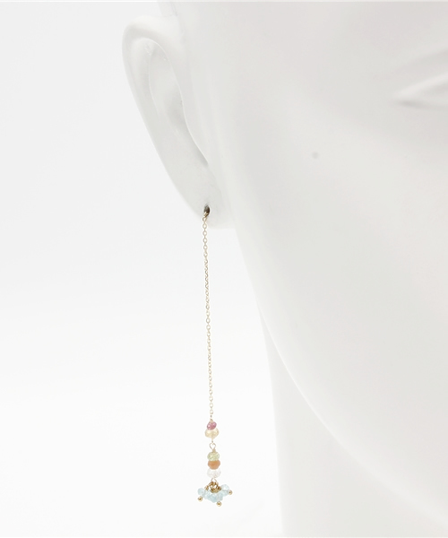 agete（アガット）の「K10ピアス（10141112004）（ピアス（両耳用）・レディース・ゴールド系その他・FREE）」の4枚目の写真