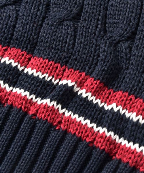 SHIPS JET BLUE（シップスジェットブルー）の「【MEN'S NON-NO 5月号 p.110掲載】James Charlotte×SHIPS JET BLUE: 別注 チルデンコットンベスト（ベスト・メンズ・ネイビー/ナチュラル・SMALL/MEDIUM/LARGE）」の10枚目の写真