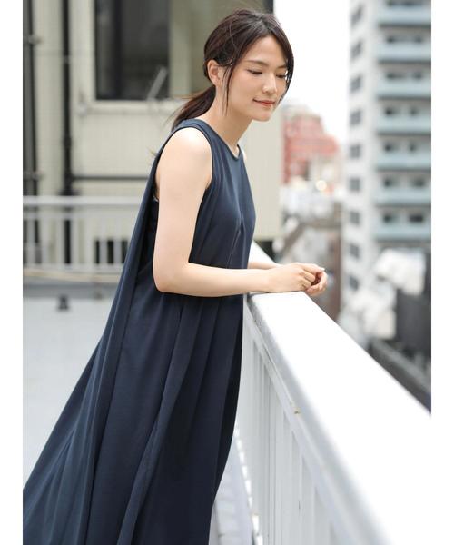 AMERICAN HOLIC（アメリカンホリック）の「バックタックドレープノースリーブマキシワンピース＊（ワンピース・レディース・ネイビー/ブラウン/グレー系その他2/グリーン/ベージュ系その他・M/L）」の19枚目の写真