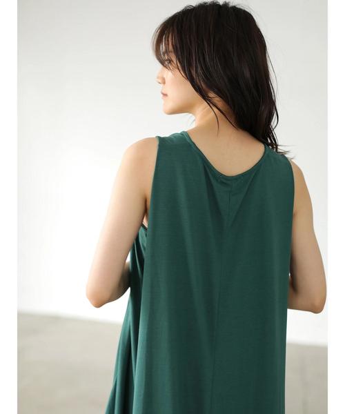 AMERICAN HOLIC（アメリカンホリック）の「バックタックドレープノースリーブマキシワンピース＊（ワンピース・レディース・ネイビー/ブラウン/グレー系その他2/グリーン/ベージュ系その他・M/L）」の22枚目の写真