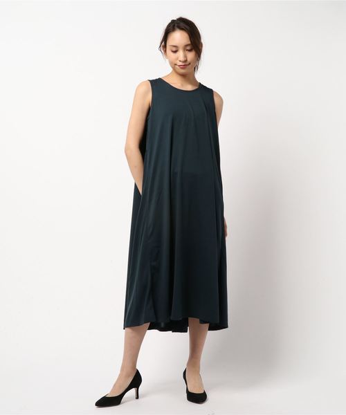 AMERICAN HOLIC（アメリカンホリック）の「バックタックドレープノースリーブマキシワンピース＊（ワンピース・レディース・ネイビー/ブラウン/グレー系その他2/グリーン/ベージュ系その他・M/L）」の18枚目の写真