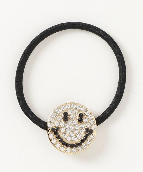 LINFA (リンファ)の「【LINFA】きらきらスマイルヘアゴム(ヘアゴム・レディース・ブラック/ブルー/ゴールド系その他/ゴールド/シルバー・FREE)」の5枚目の写真