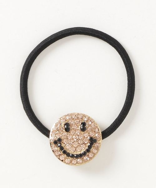 LINFA (リンファ)の「【LINFA】きらきらスマイルヘアゴム(ヘアゴム・レディース・ブラック/ブルー/ゴールド系その他/ゴールド/シルバー・FREE)」の4枚目の写真